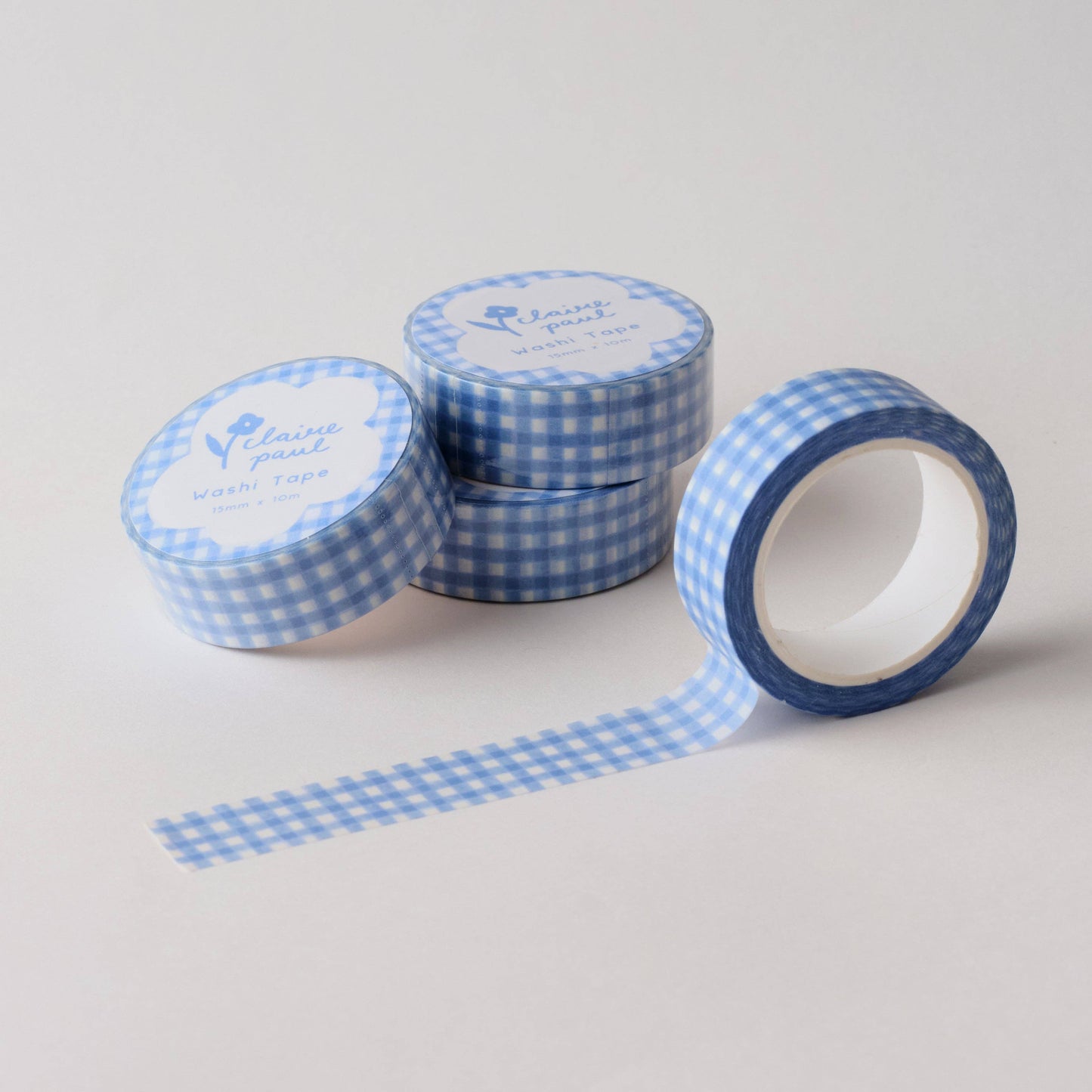 Blue Gingham | Washi