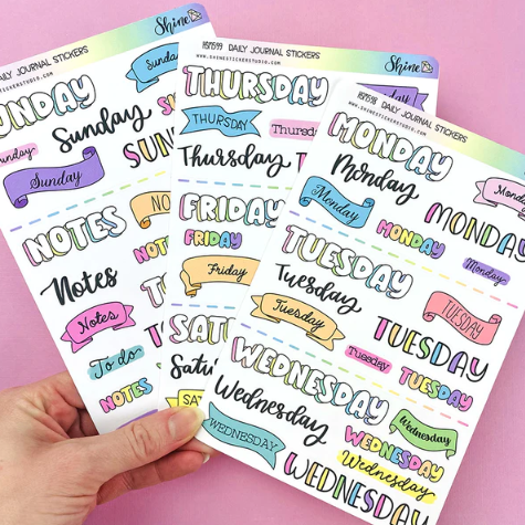 Daily Journal Stickers