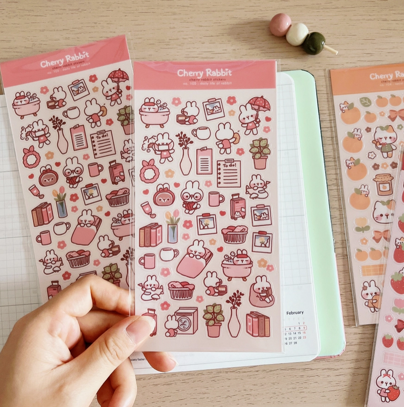 Daily Life of Rabbit | Sticker Sheet