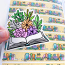 Daisy Floral Book | Vinyl Sticker