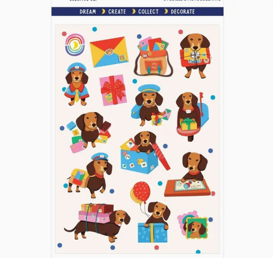 Daschund Delivery | Sticker Sheet