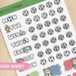 Soccer Bear Days and Date Covers | Big Sticker Sheet