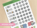 Soccer Bear Days and Date Covers | Big Sticker Sheet