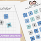 Date Dots - Deep Blue Sea | Sticker Sheet