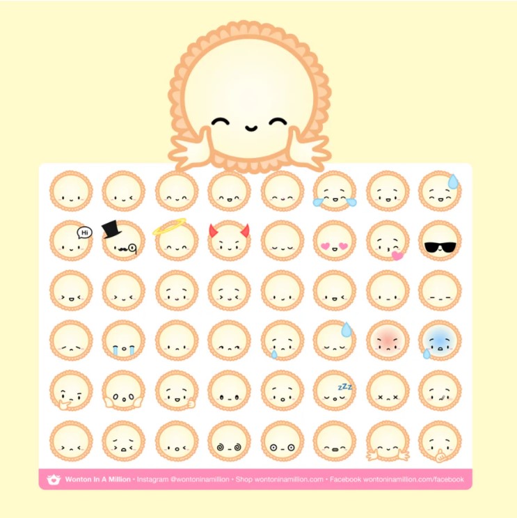 Dawn Tot Emojis | Sticker Sheet