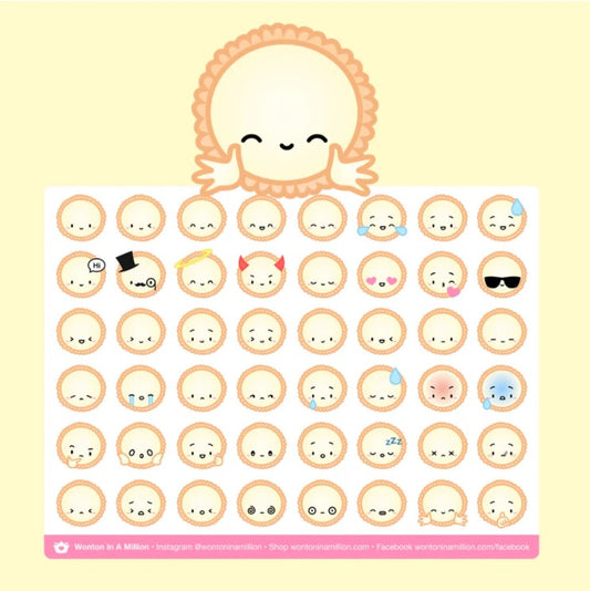 Dawn Tot Emojis | Sticker Sheet