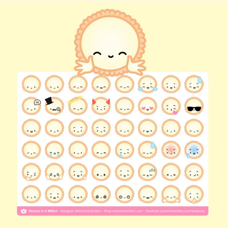 Dawn Tot Emojis | Sticker Sheet