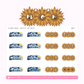 Starry Night Days of the Week | Sticker Sheet