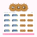 Starry Night Days of the Week | Sticker Sheet