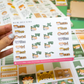 Wild One: Days of the week | Sticker Sheet
