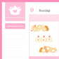 Bakery Days of the Week | Sticker Sheet