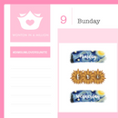 Starry Night Days of the Week | Sticker Sheet