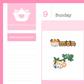Wild One: Days of the week | Sticker Sheet