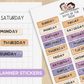 Days of the Week - Staying Cozy | Sticker Sheet