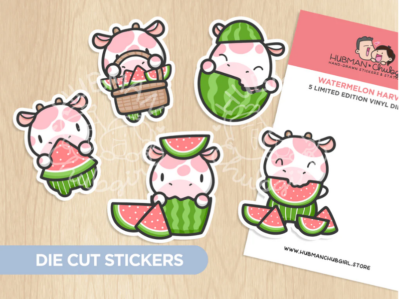 Watermelon Harvest | Die Cut Stickers