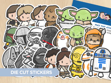 May The Fourth | Die Cut Stickers