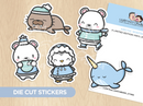 Arctic Friends | Die Cut Stickers