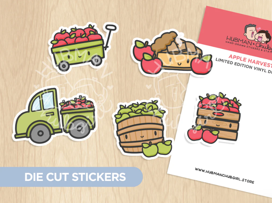 Apple Harvest | Die Cut Stickers