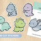 Happy Dinos | Die Cut Stickers