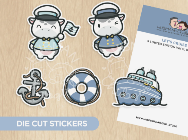 Let's Cruise | Die Cut Stickers