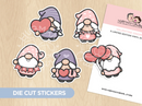 Lovely Gnomes | Die Cut Stickers