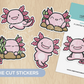 Happy Axolotl | Die Cut Stickers