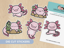 Happy Axolotl | Die Cut Stickers