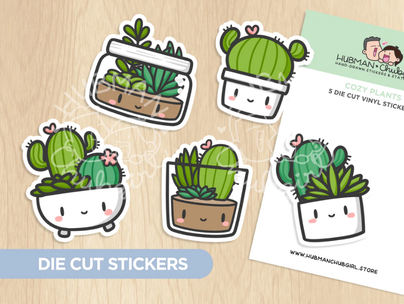 Cozy Plants | Die Cut Stickers