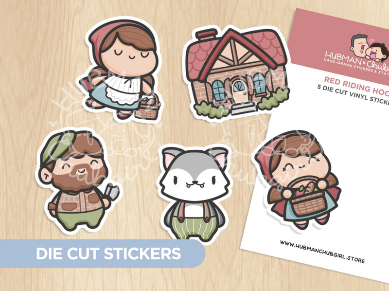 Red Riding Hood | Die Cut Stickers