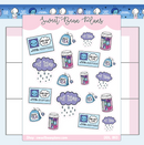 Sad Day Doodles | Sticker Sheet