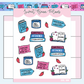 Fictional Book Bfs | Sticker Sheet