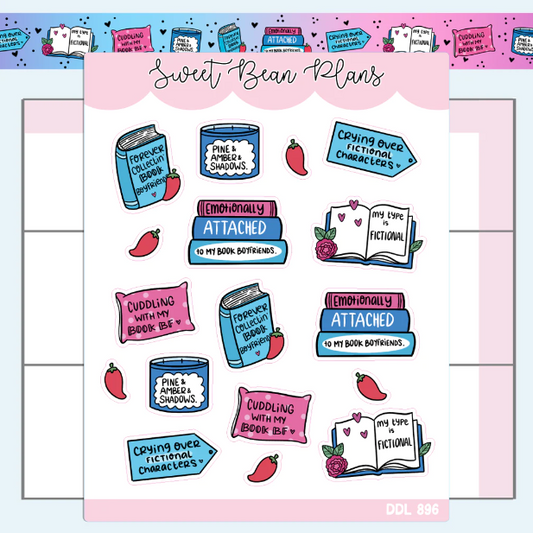 Fictional Book Bfs | Sticker Sheet