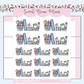Artist Doodle Banners | Sticker Sheet