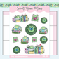 Bookish Frogs | Sticker Sheet
