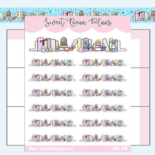 Easter Bookshelf | Sticker Sheet