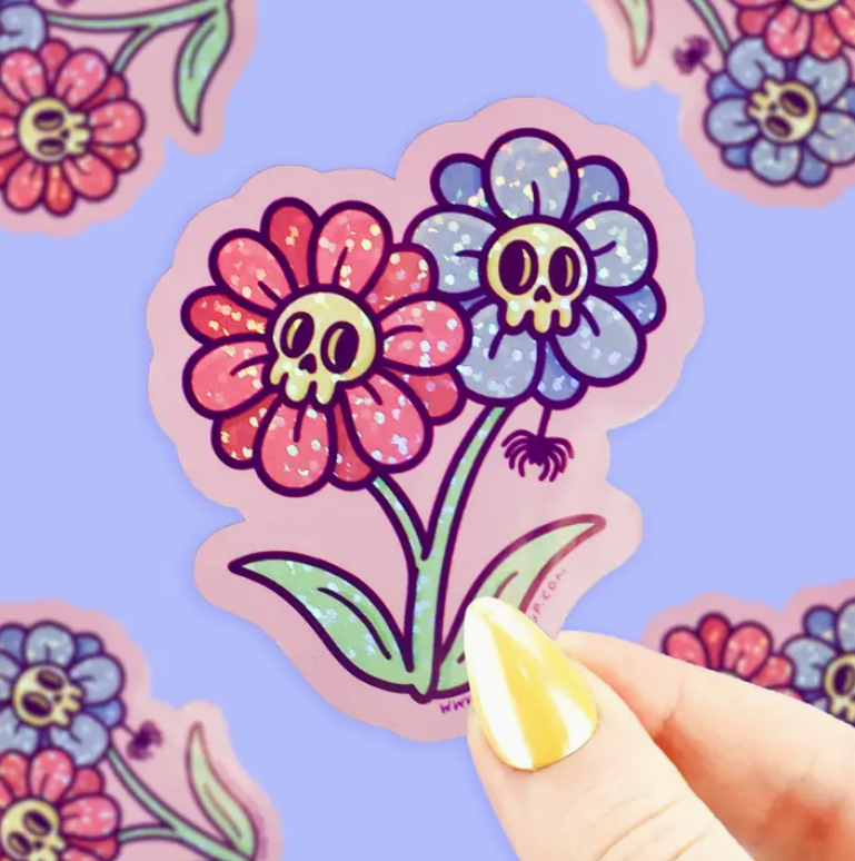 Death Flowers | Vinyl Sticker