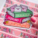 February Book Stack 2025 | Vinyl Sticker