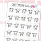 Defeated Arrows | Sticker Sheet