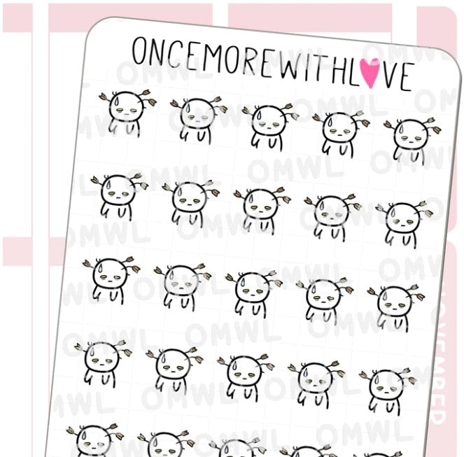Defeated Arrows | Sticker Sheet