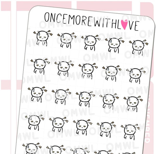Defeated Arrows | Sticker Sheet