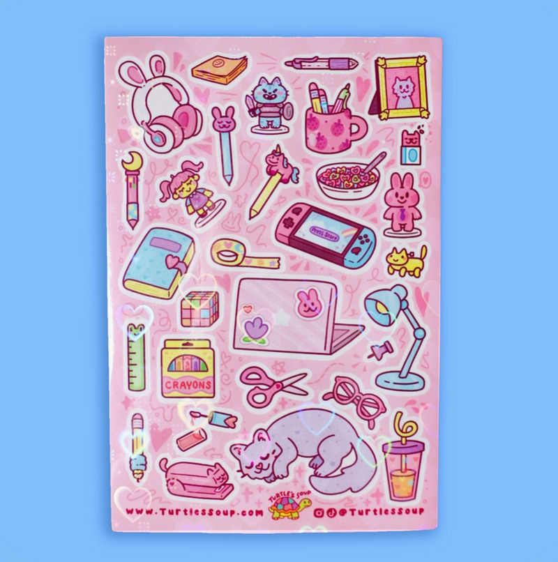 Desk Stuff | Vinyl Sticker Sheet