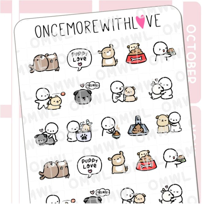 Puppy Dog Love | Sticker Sheet