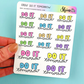 Do It Tomorrow | Sticker Sheet