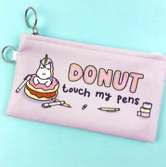 Star the Unicorn Donut Touch My Pens | Pencil Case