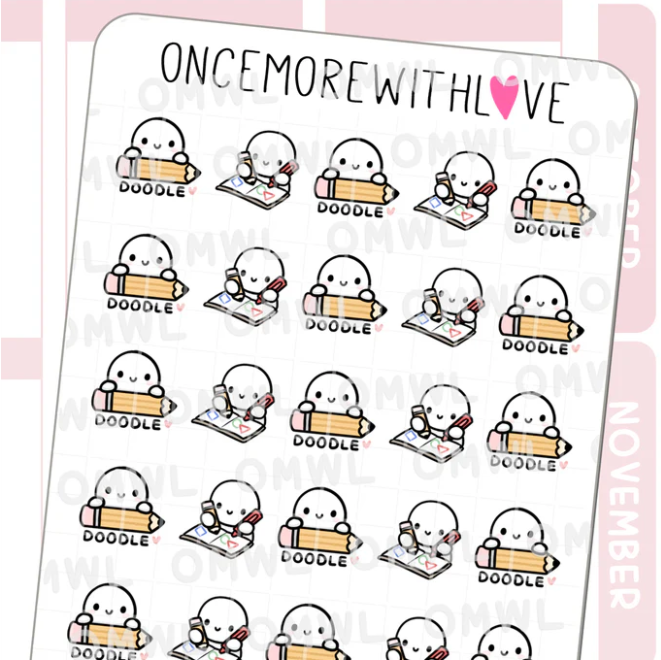 Doodle Time | Sticker Sheet