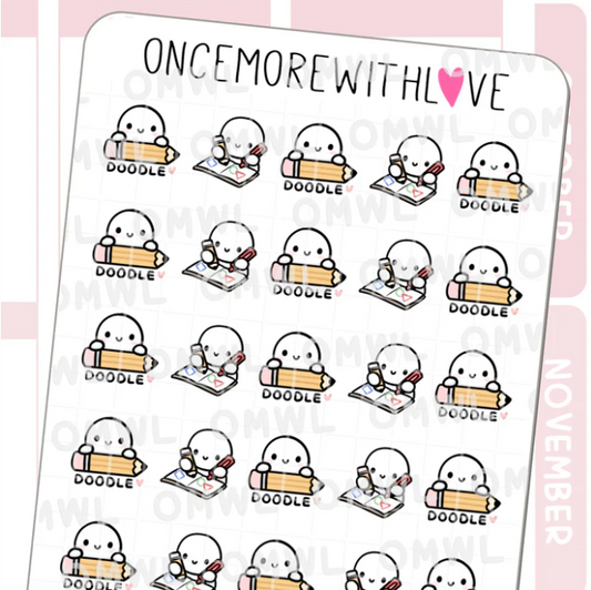 Doodle Time | Sticker Sheet