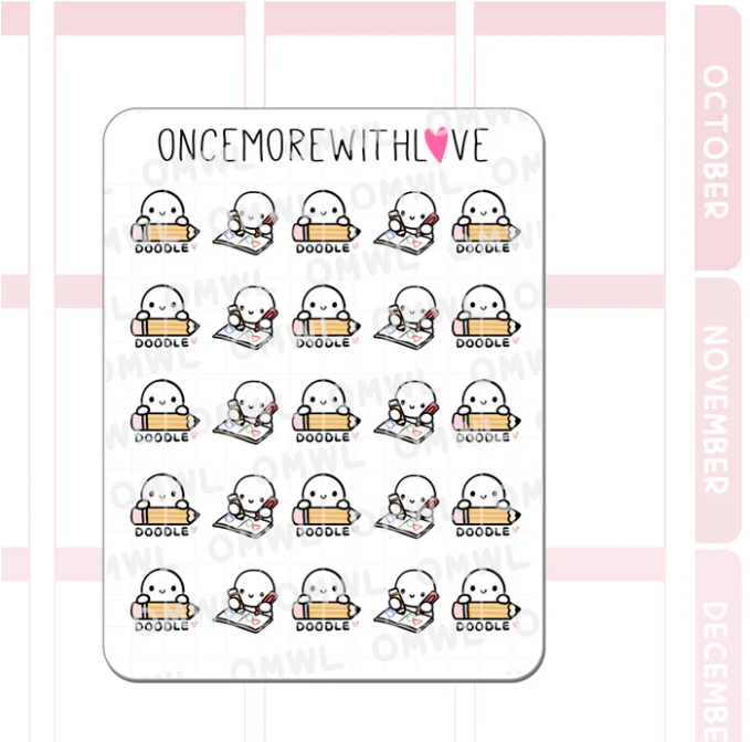 Doodle Time | Sticker Sheet