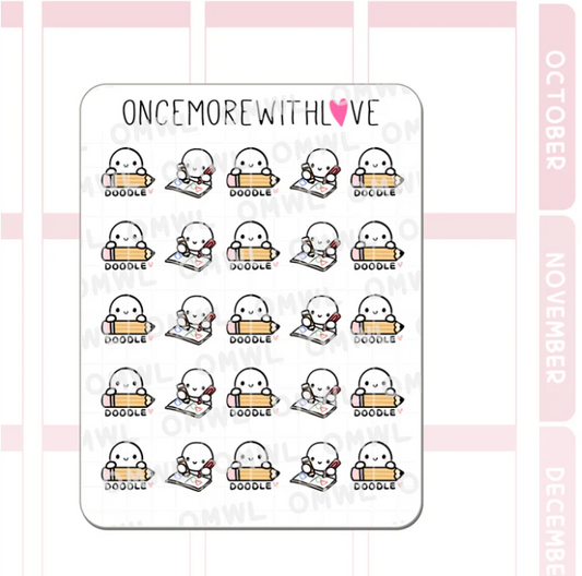 Doodle Time | Sticker Sheet