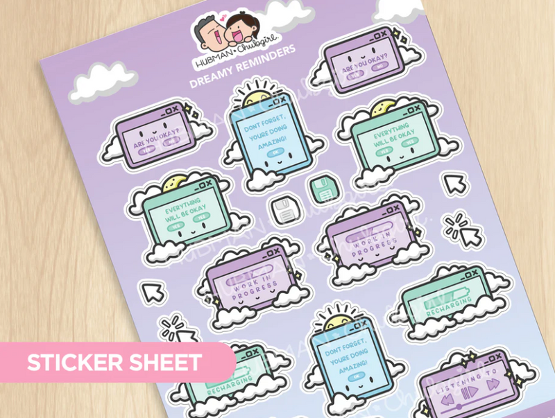 Dreamy Reminders | Large Sticker Sheet