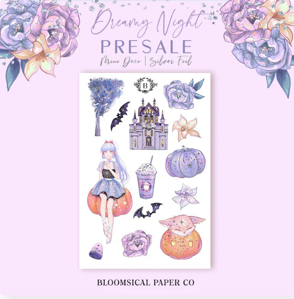 Dreamy Night | Mini Deco Sticker Sheet